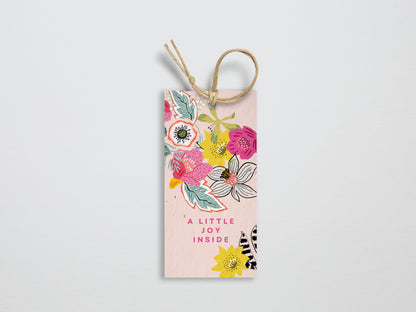 Purple & Pure Plantable Seed Gift Tags – Set of 10