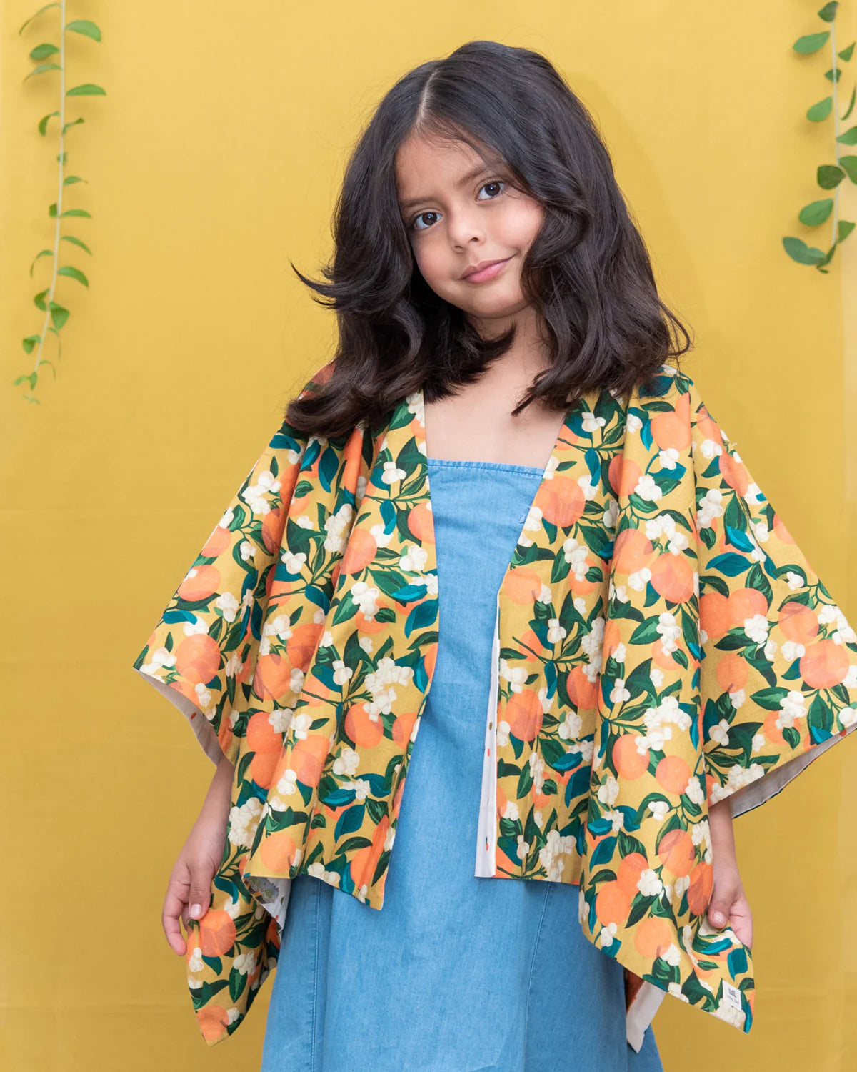 MIKO LOLO Funfetti Throw Jacket in Organic Cotton (Reversible) | kids Fashion | The Green Collective SG