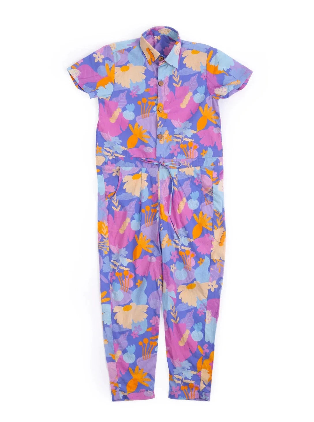 MIKO LOLO Daffy Unisex Jumpsuit in Organic Cotton | kids Fashion | The Green Collective SG