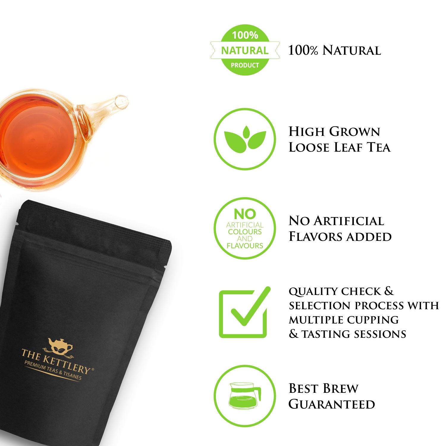 The Kettlery Darjeeling Oolong Tea Tin 65 g