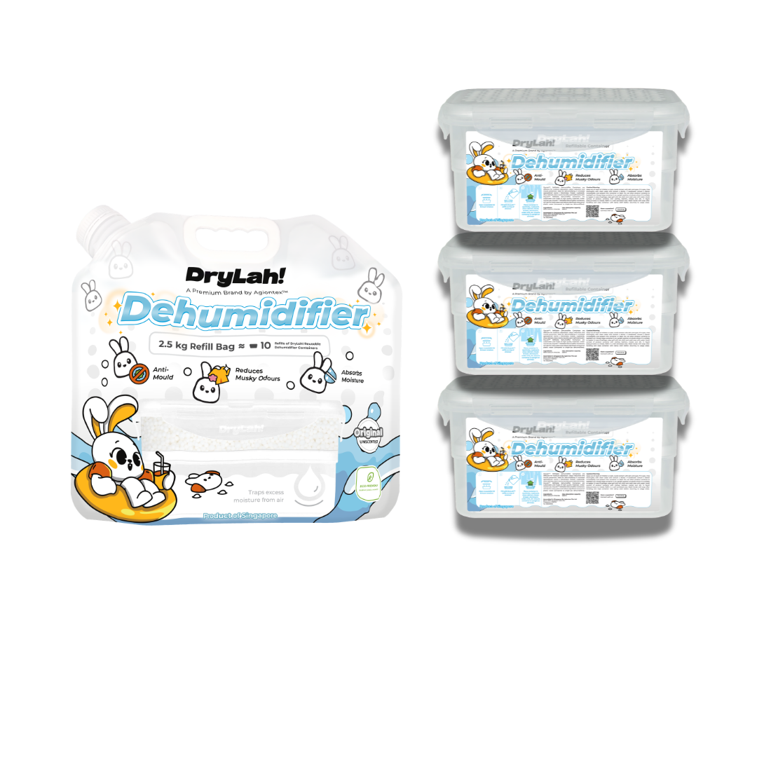 DryLah! Eco-Friendly Refillable Dehumidifier Introductory Kit by Agiontex