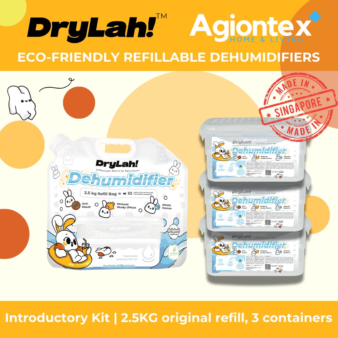 DryLah! Eco-Friendly Refillable Dehumidifier Introductory Kit by Agiontex