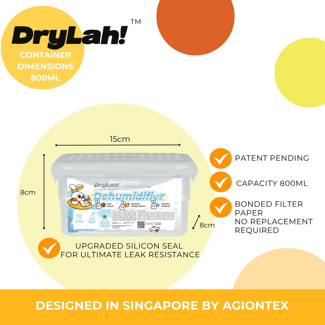 DryLah! Eco-Friendly Refillable Dehumidifier Introductory Kit by Agiontex