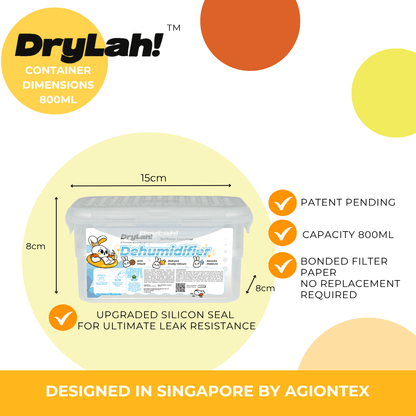 DryLah! Eco-Friendly Refillable Dehumidifier Introductory Kit by Agiontex