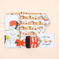 Wee Bean Little Essentials Organic Baby Gift Set – Boba Rattle Doll, Swaddle & Bandana Bibs