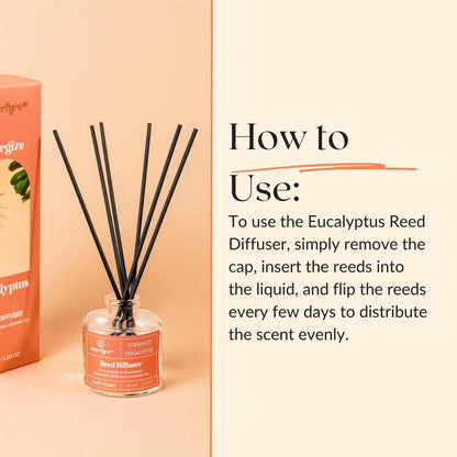 Energize - Eucalyptus Reed Diffuser by Innerfyre 100ml