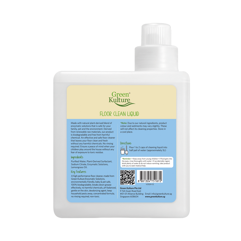 Green Kulture Natural Floor Clean Liquid