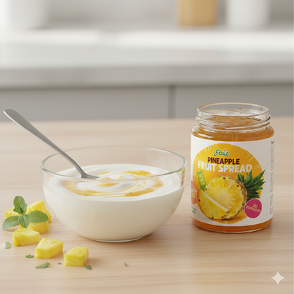 Faiz Premium Pineapple Spread 250g – Natural Pineapple Jam for Toast & Desserts