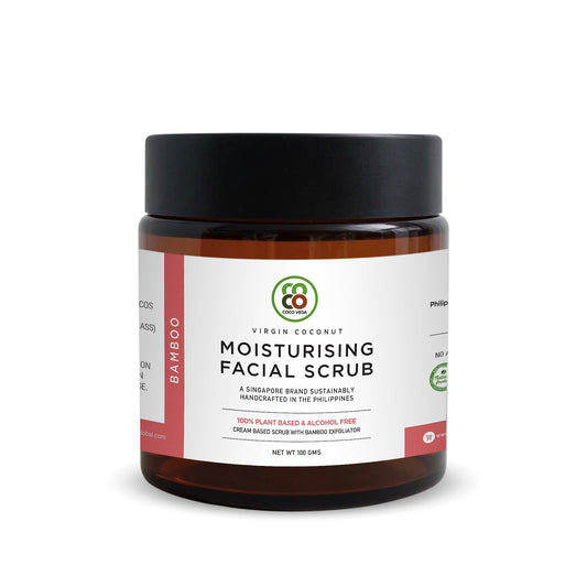 Coco Veda Moisturising Facial Scrub - Bamboo (100 gms)