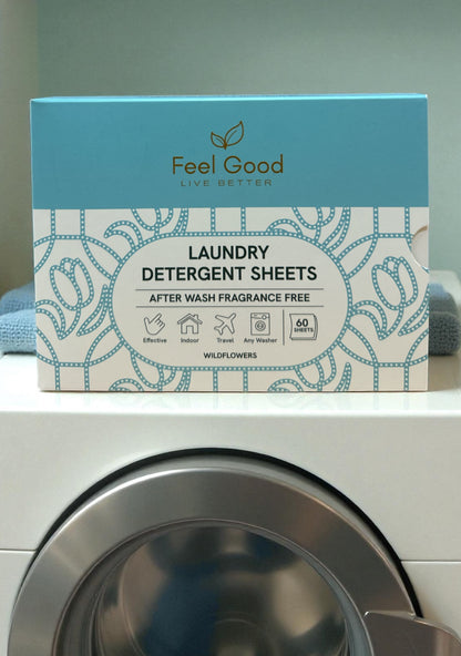 Feel Good Hypoallergenic & Eco-Friendly Laundry Detergent Sheets