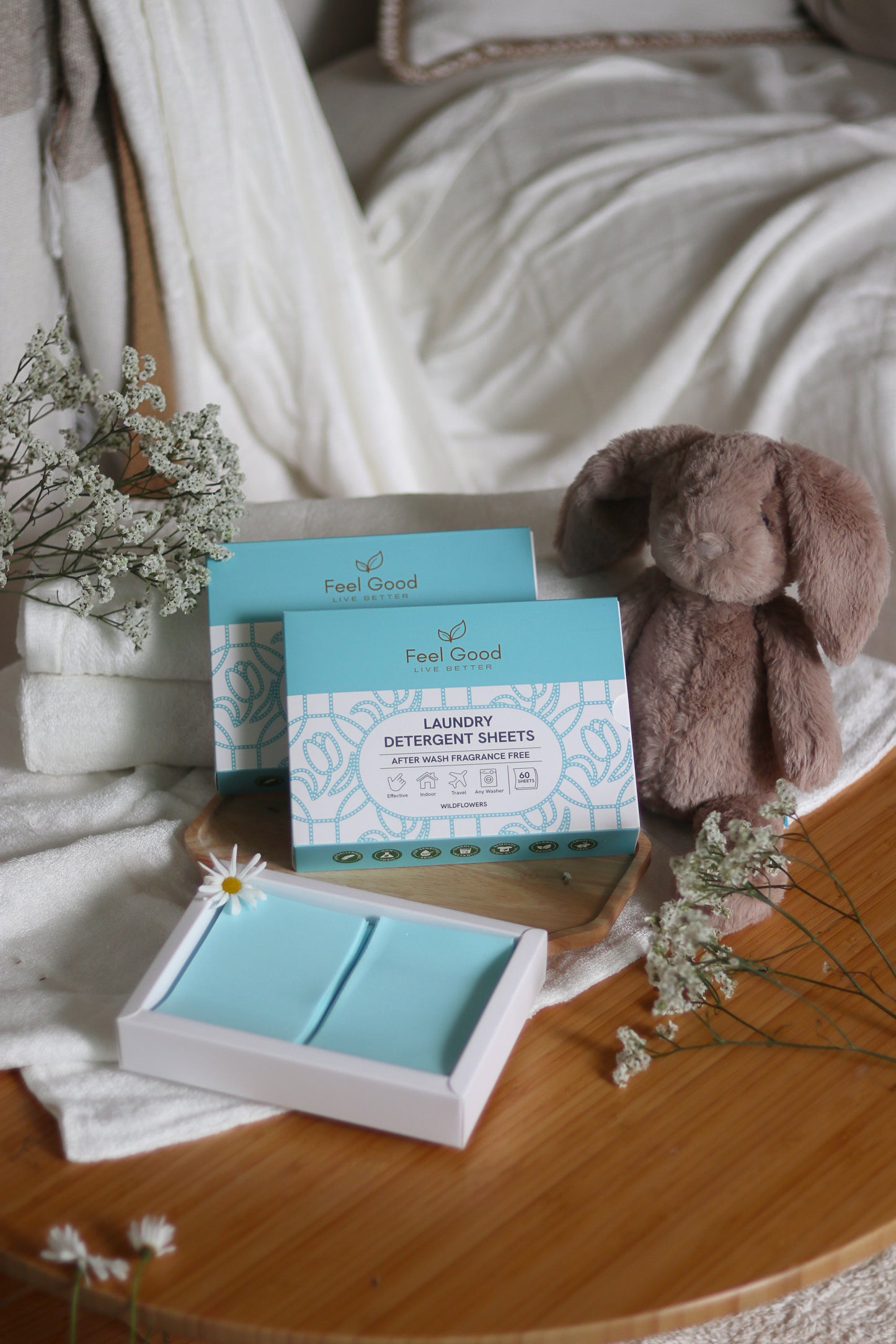 Feel Good Hypoallergenic & Eco-Friendly Laundry Detergent Sheets