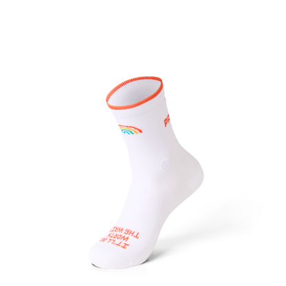 Talking Toes Rainbow Performance Socks