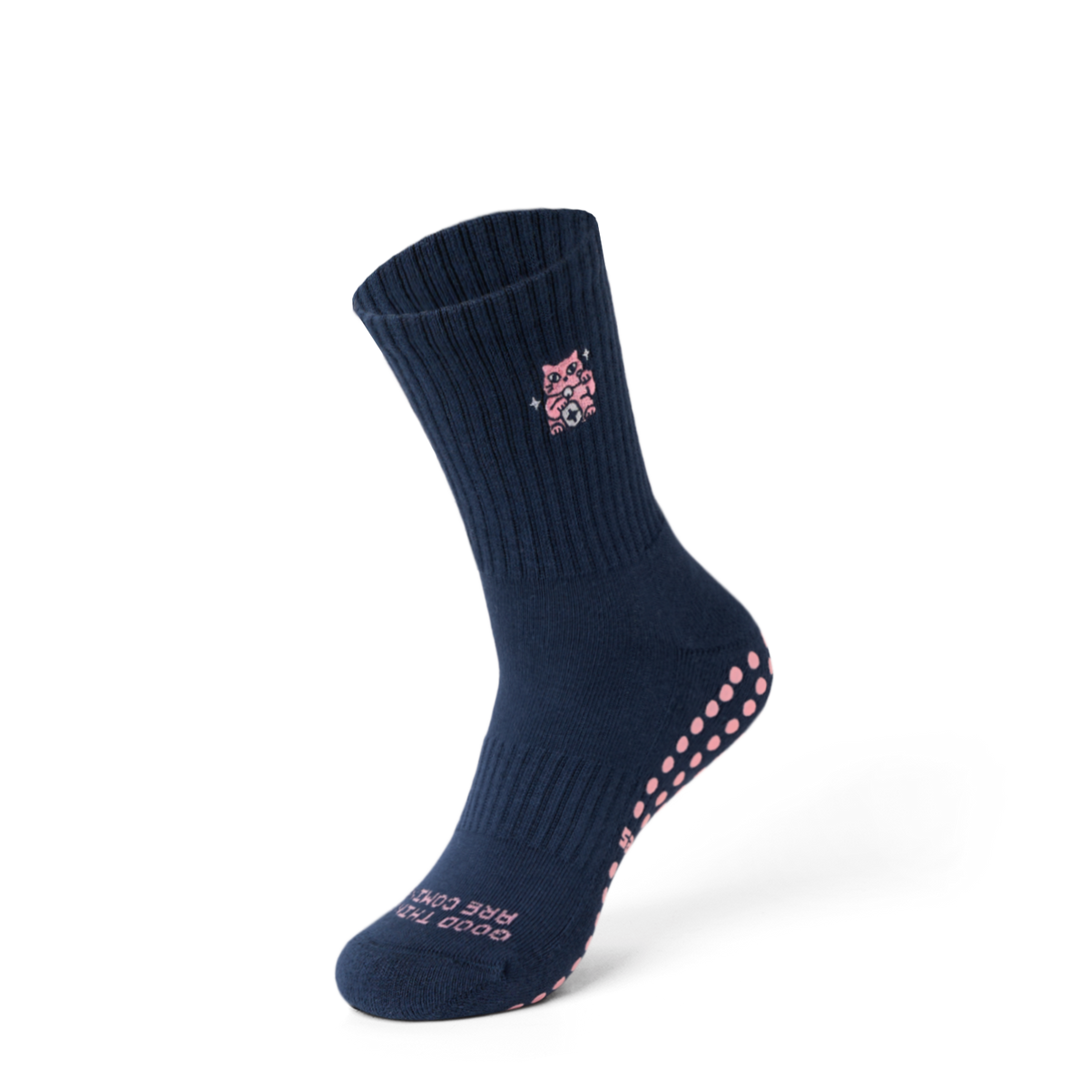 Talking Toes Fortune Cat Grip Socks