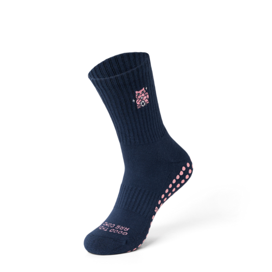 Talking Toes Fortune Cat Grip Socks