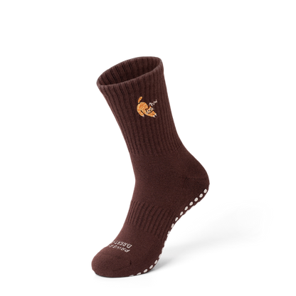 Talking Toes Paws and Breathe Organic Cotton Grip Socks
