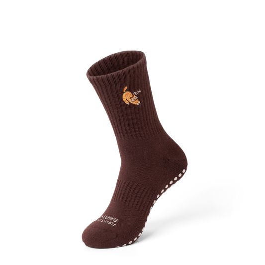 Talking Toes Paws and Breathe Organic Cotton Grip Socks