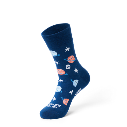 Talking Toes Holding Space Crew Socks
