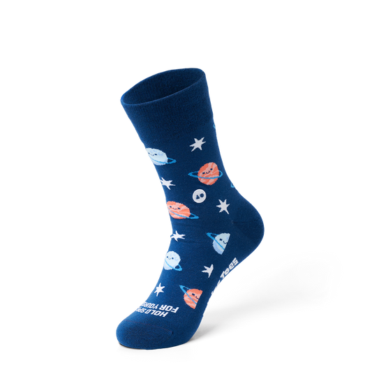 Talking Toes Holding Space Crew Socks