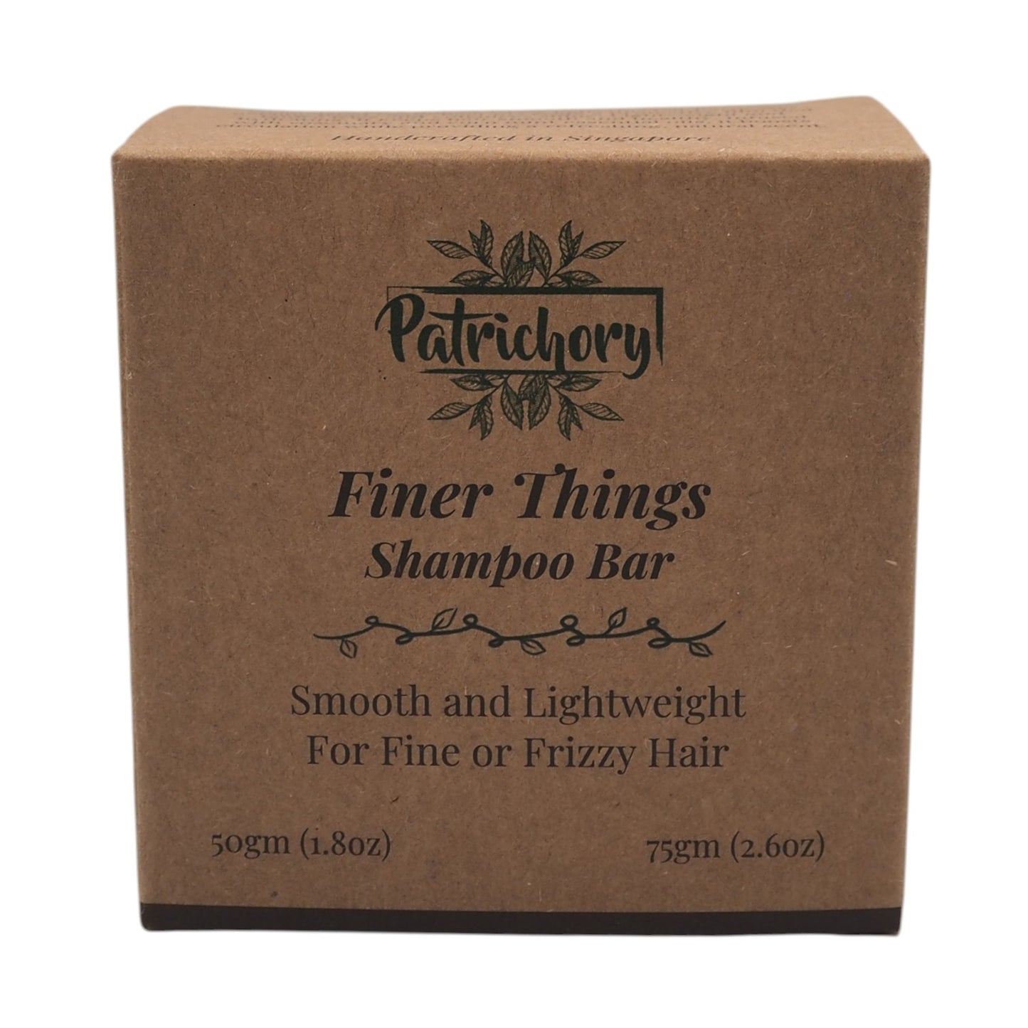 Patrichory Finer Things Shampoo Bar For Fine or Frizzy Hair