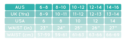 Love Luna Period Panties Teen Boyleg Junior - Black