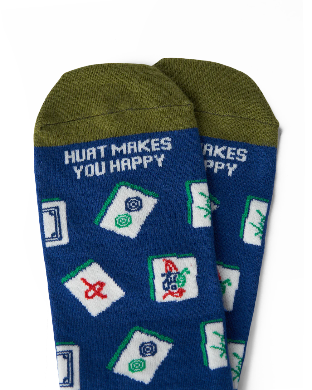 Talking Toes Happy Mahjong (What makes you happy) Crew Sock