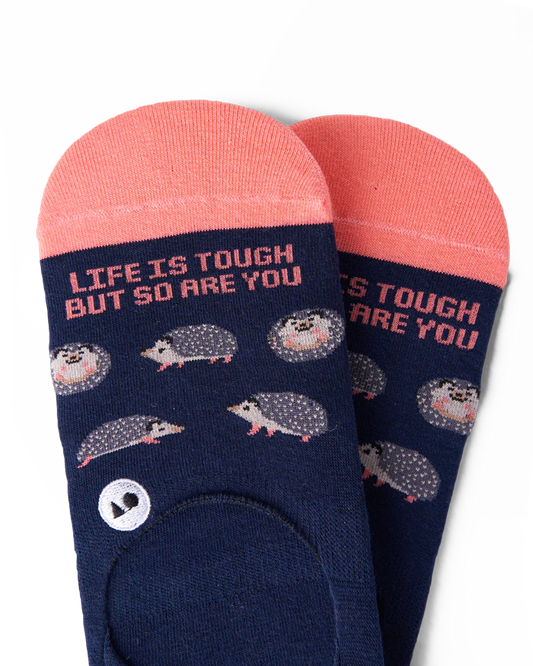 Talking Toes Tough Hedgehog No-Show Sock | Socks | The Green Collective SG