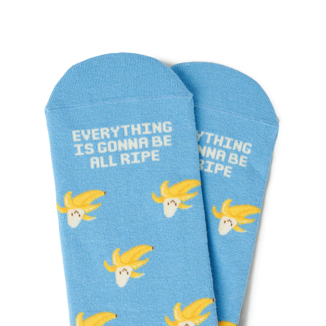 Talking Toes All Ripe Bananas Crew Sock