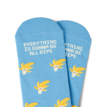 Talking Toes All Ripe Bananas Crew Sock