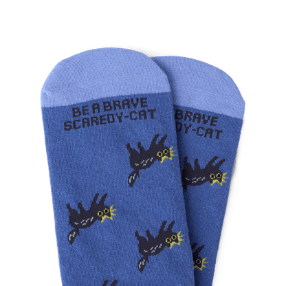 Talking Toes Scaredy Cat Crew Socks