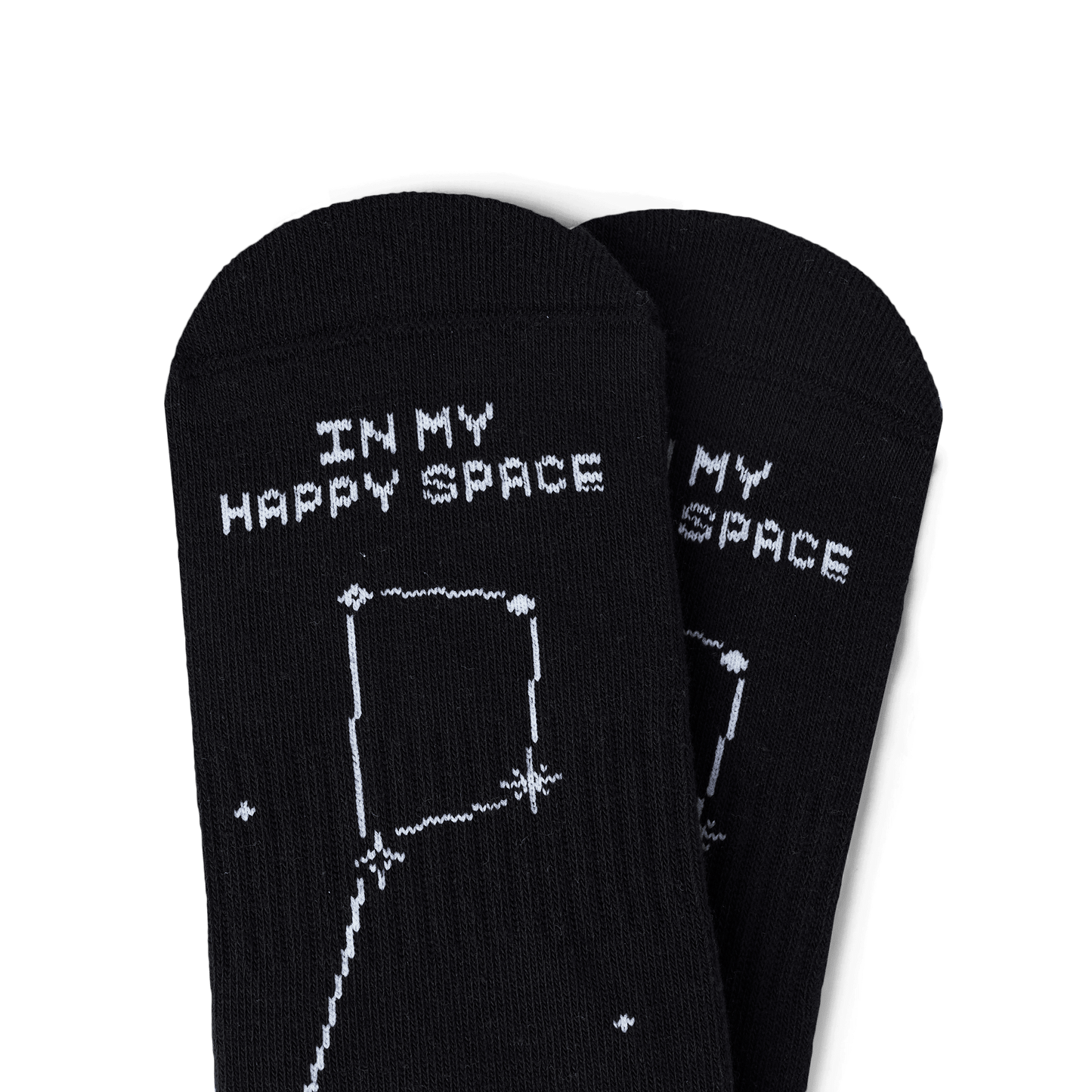 Talking Toes Happy Space Athletic Crew Socks