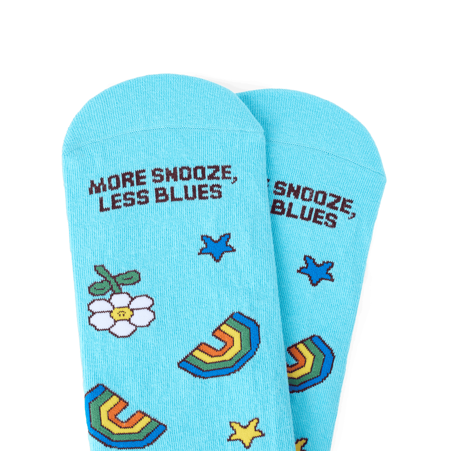 Talking Toes Flower Fuel Crew Socks