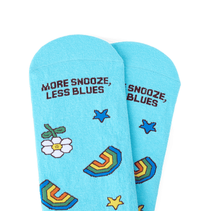 Talking Toes Flower Fuel Crew Socks
