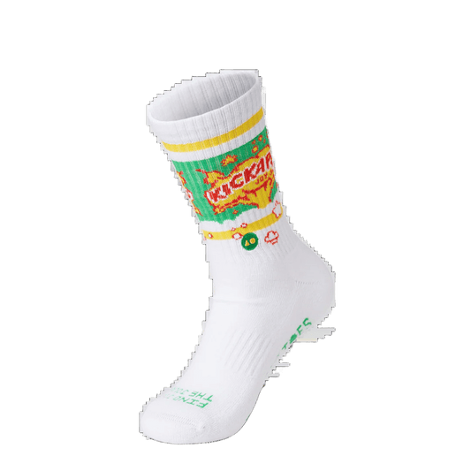 Talking Toes Joy Juice Athletic Crew Socks