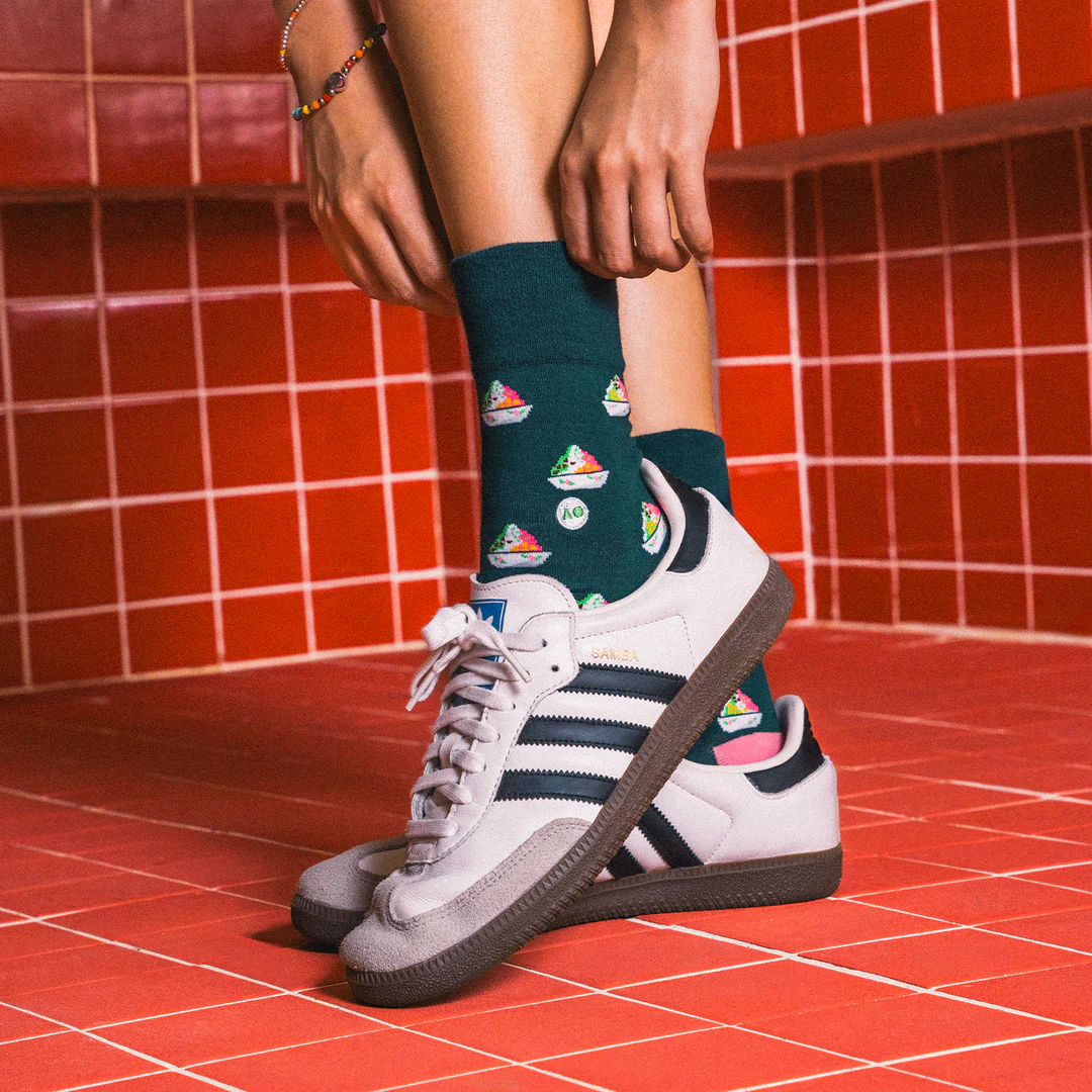 Talking Toes Kacang Crush Crew Socks