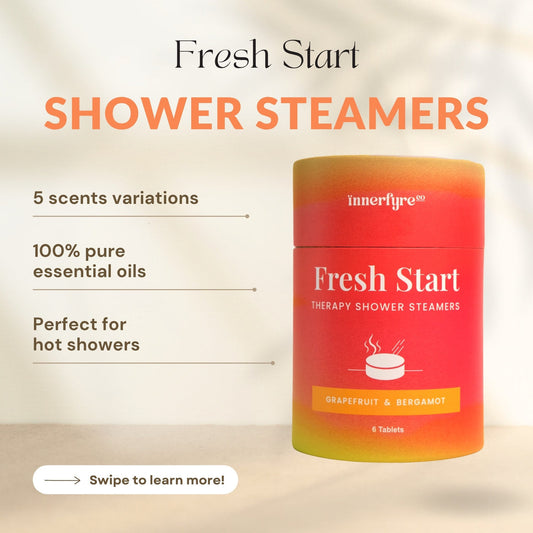 Innerfyre Fresh Start Shower Steamer – Grapefruit & Bergamot
