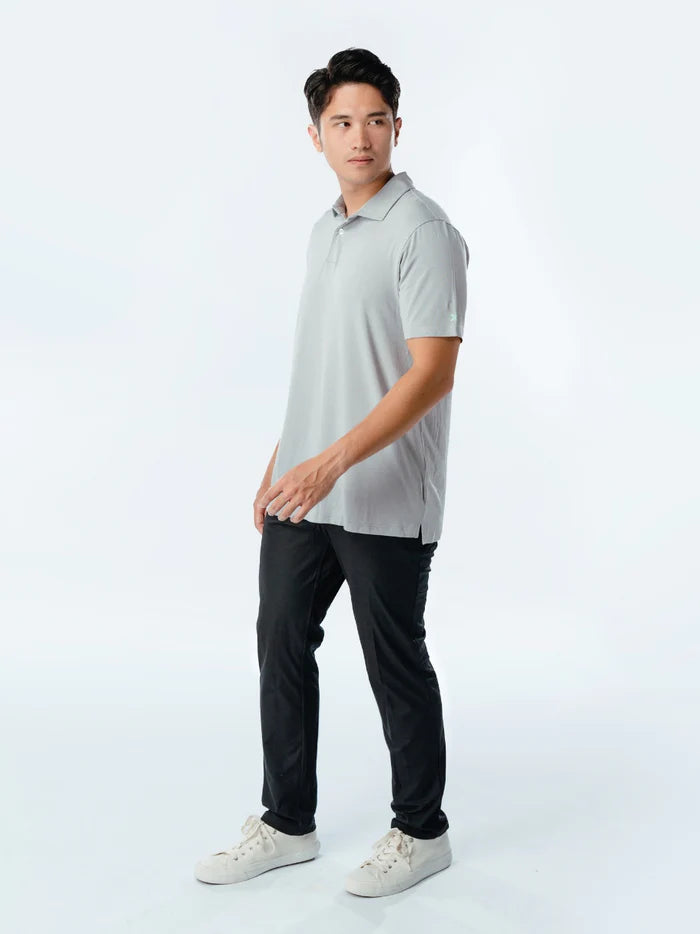 Kualesa Solid Organic Polo T Shirt for Men