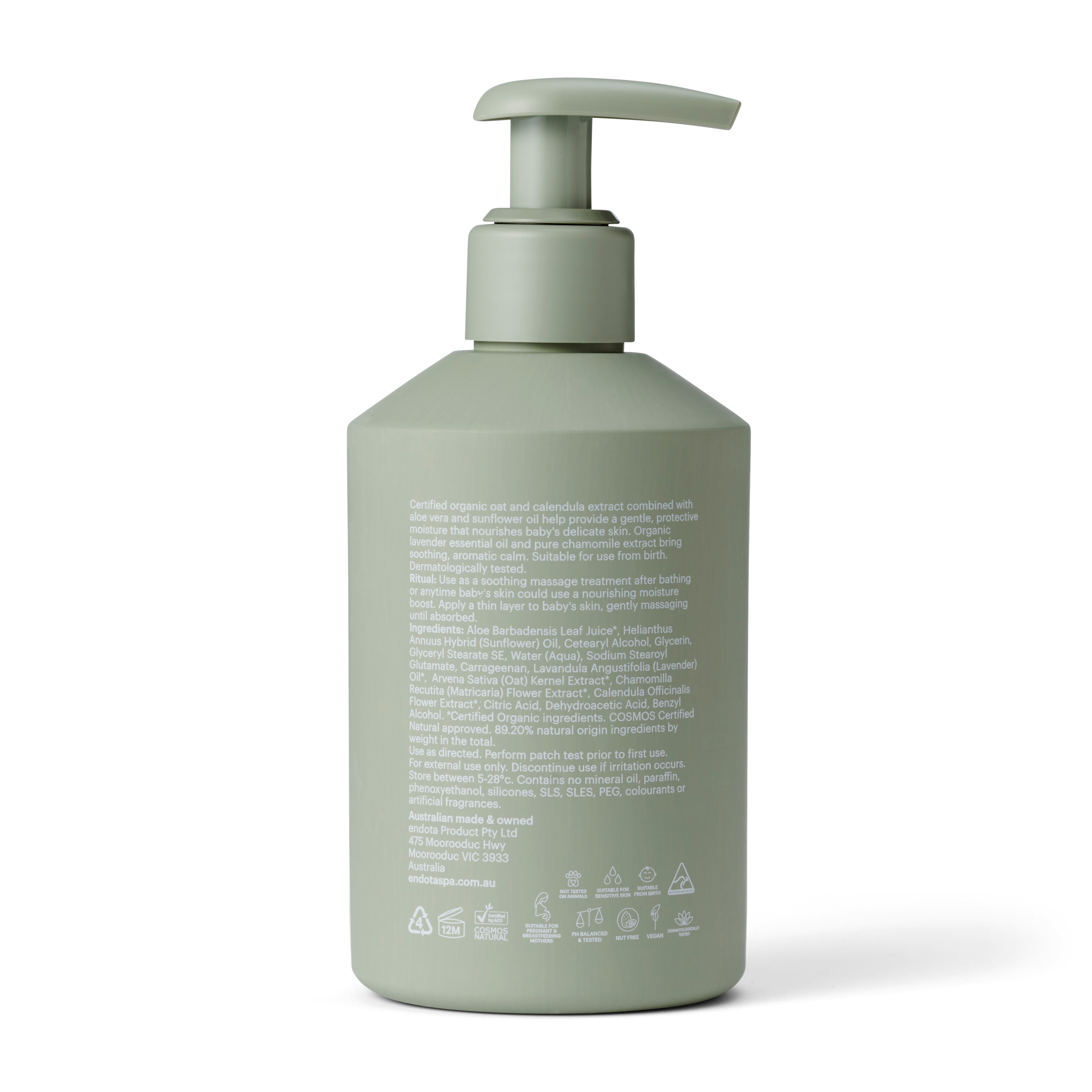 Nurture Gentle Baby Lotion by Endota | Get it at The Green Collective