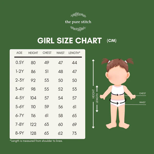 The Purestitch Deer Yellow Dress for Girls