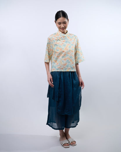 You Living Floral Samfoo Cheongsam Qipao Top