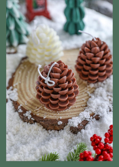 Christmas Special Pine Cone Scented Soy Candles