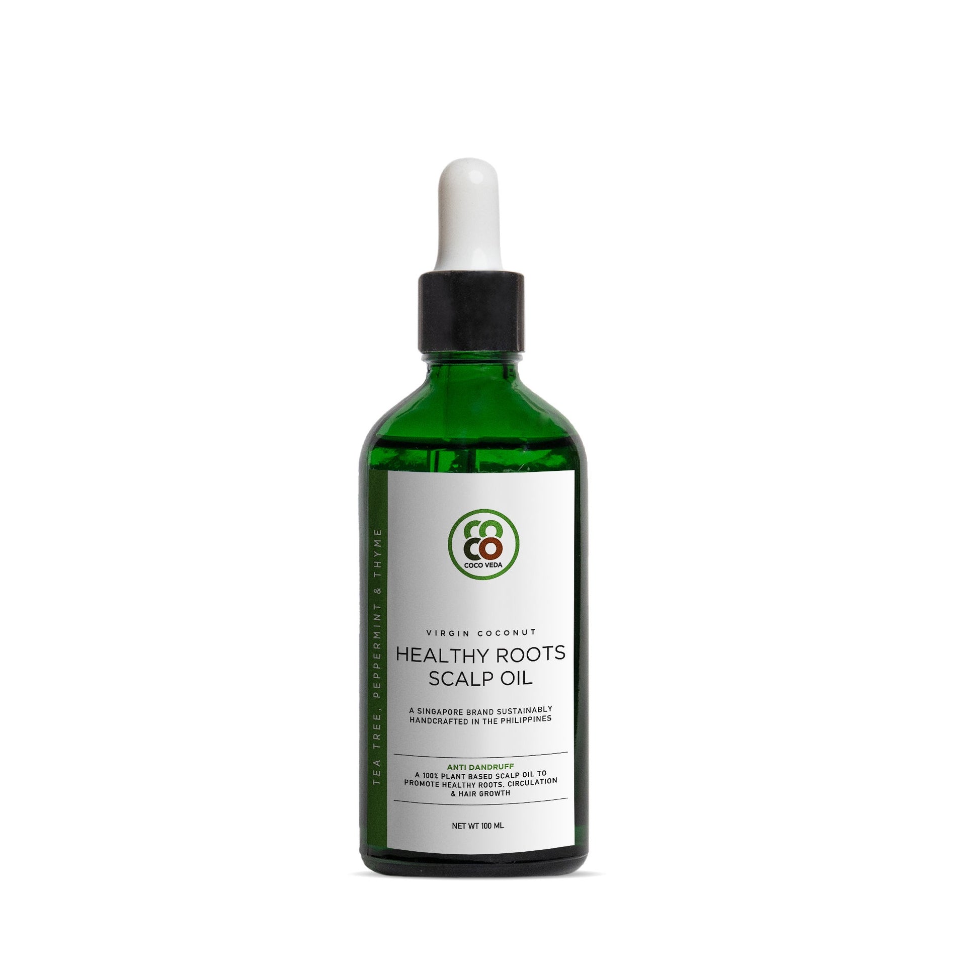 Coco Veda Anti-Dandruff Healthy Roots Scalp Oil | Haircare | The Green Collective SG