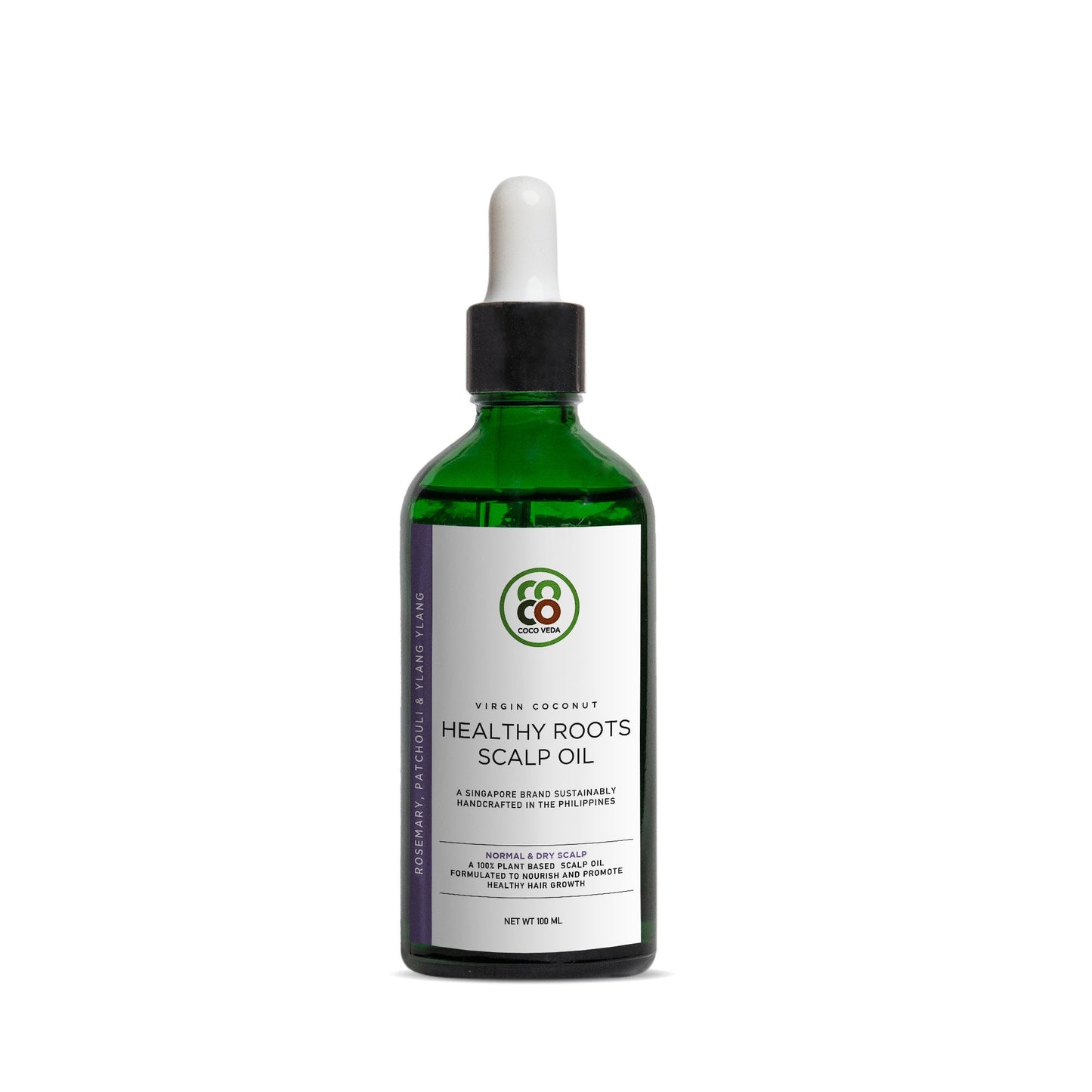 Coco Veda Normal & Dry Healthy Roots Scalp Oil | Haircare | The Green Collective SG