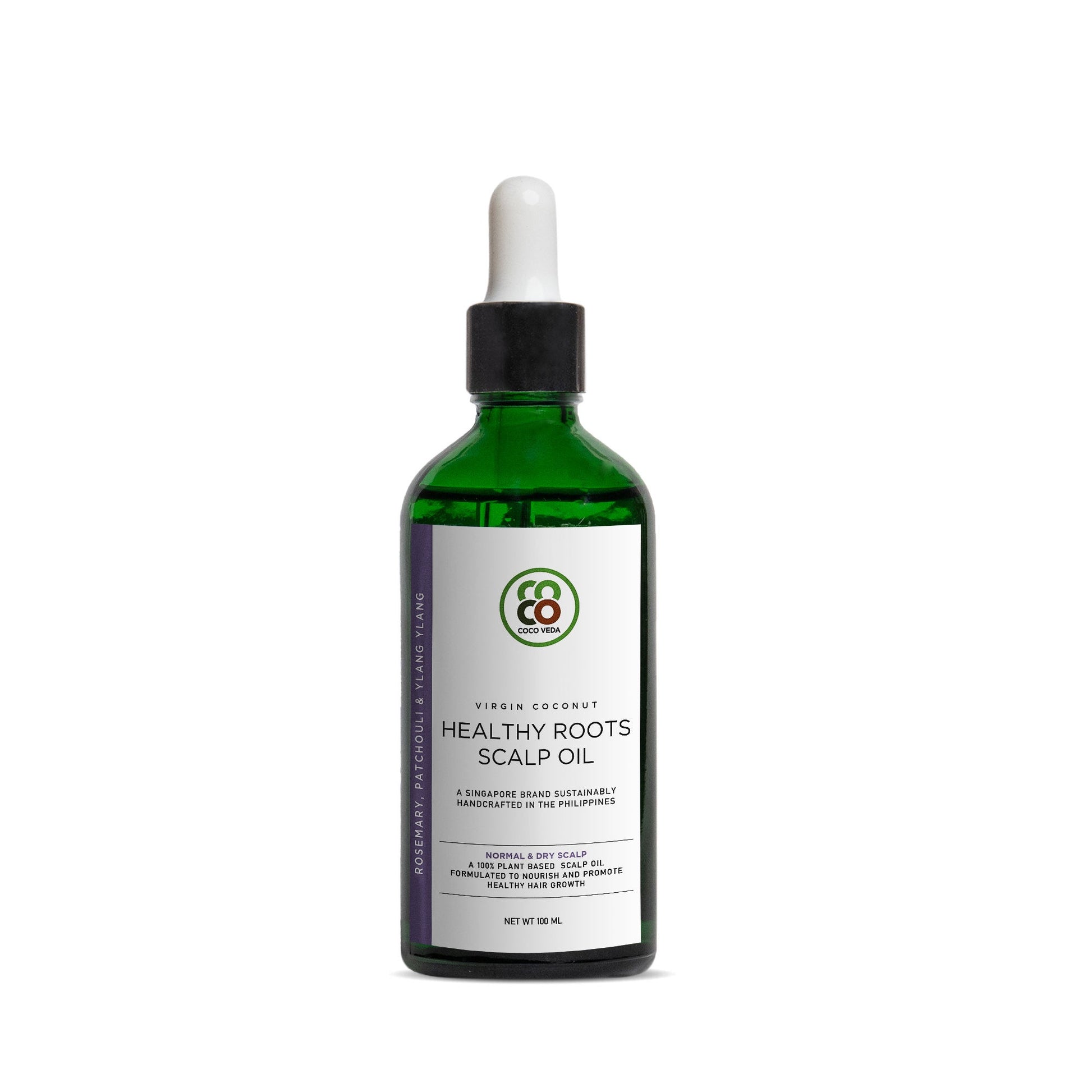 Coco Veda Normal & Dry Healthy Roots Scalp Oil | Haircare | The Green Collective SG