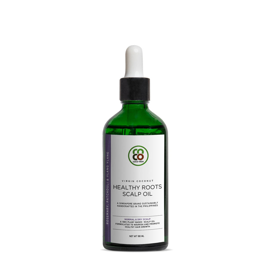 Coco Veda Normal & Dry Healthy Roots Scalp Oil | Haircare | The Green Collective SG