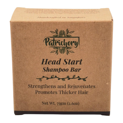 Patrichory Head Start Shampoo Bar To Strengthen & Rejuvenate Thicker Hair 75gm