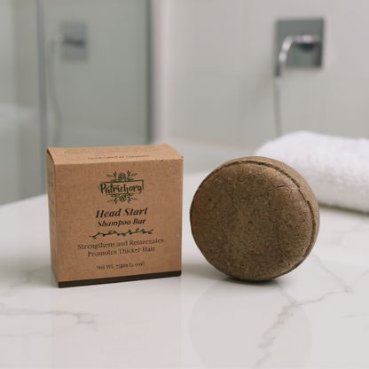 Patrichory Head Start Shampoo Bar To Strengthen & Rejuvenate Thicker Hair 75gm