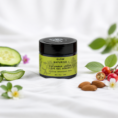 Glownatureal Cucumber Under Eye Gel - Cooling & Hydrating Eye Care
