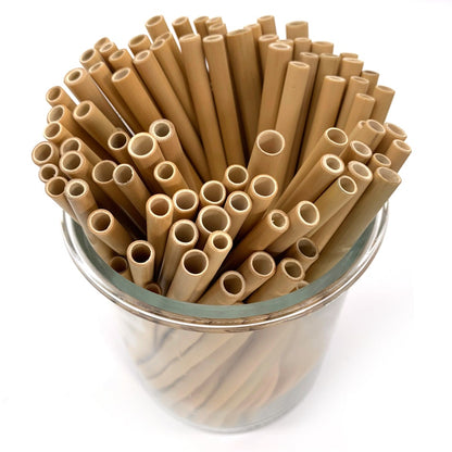 Natural Bamboo Drinking Straws – Reusable Eco-Friendly Straws (5 pcs)