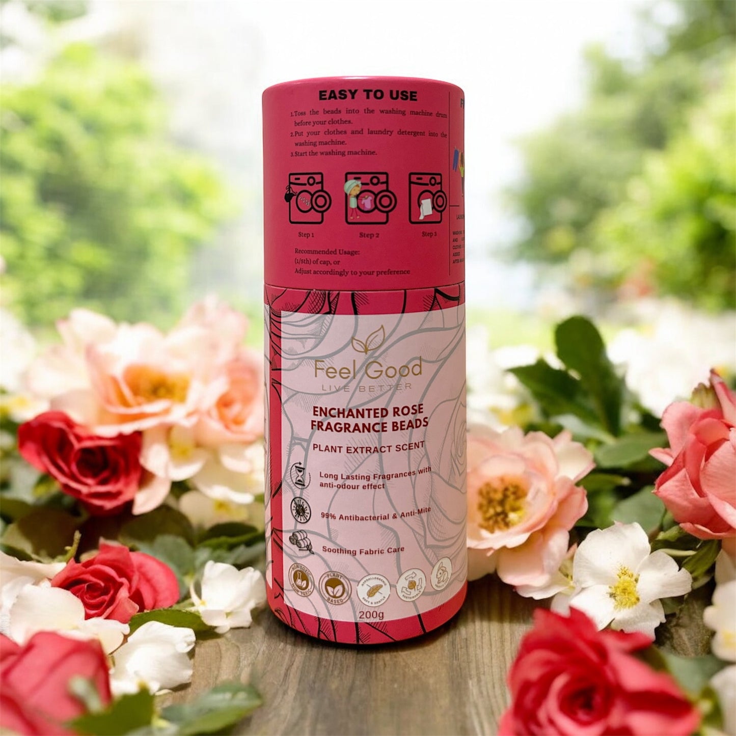 Feel Good Laundry Fragrance Booster Beads Bottle (200g)