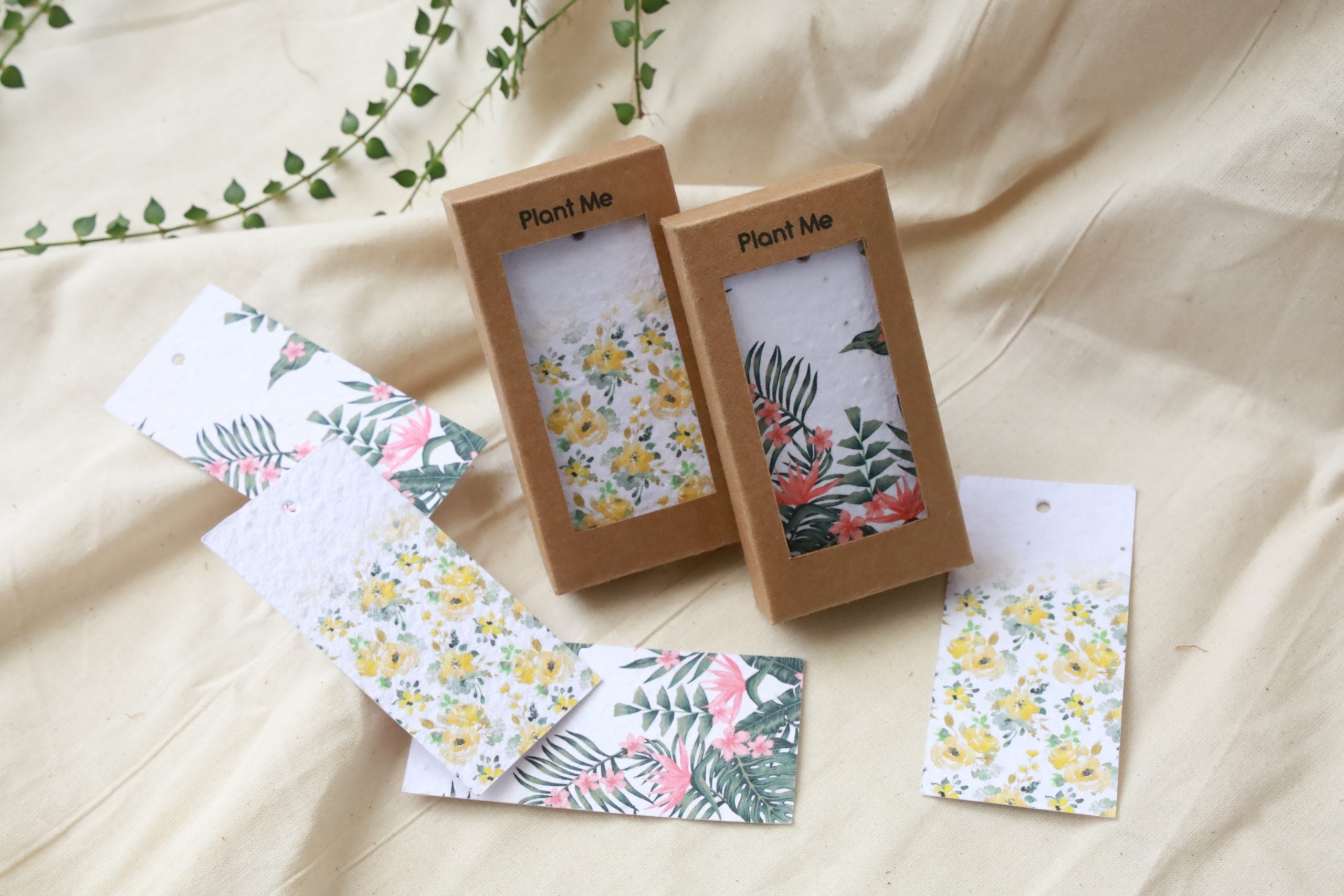 Plantable Gift Tags by Purple & Pure | Get it at The Green Collective